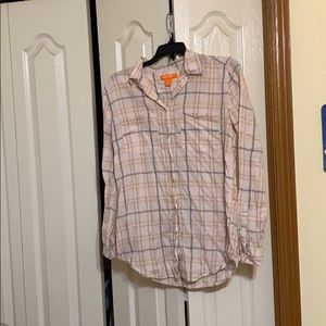 JOE FRESH Peach Flannel Tee Shirt